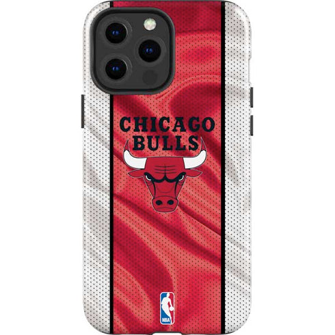 NBA Chicago Bulls Away Jersey iPhone 15 Pro Max Impact Case