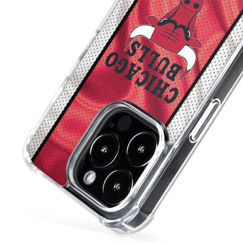 NBA Chicago Bulls Away Jersey iPhone 15 Pro Max MagSafe Case