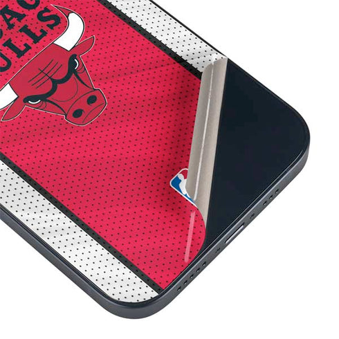 NBA Chicago Bulls Away Jersey iPhone 15 Skin