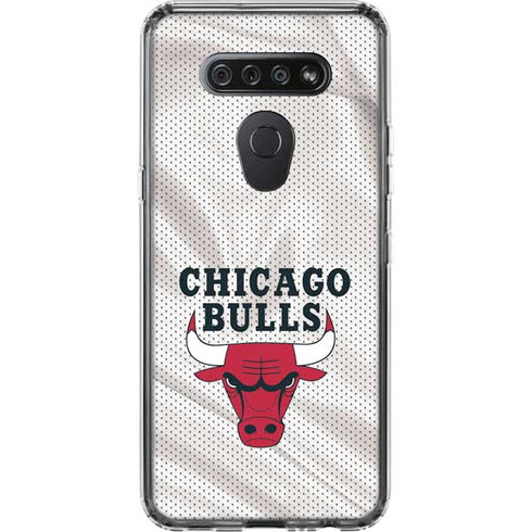 NBA Chicago Bulls Away Jersey LG K51/Q51 Clear Case