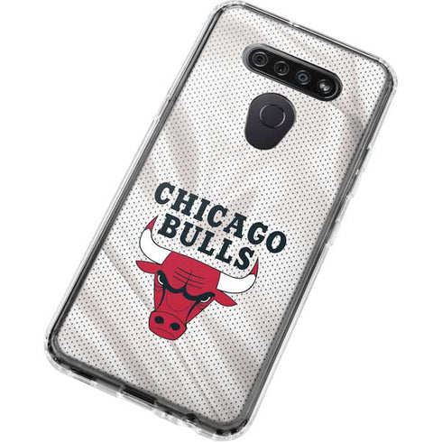 NBA Chicago Bulls Away Jersey LG K51/Q51 Clear Case