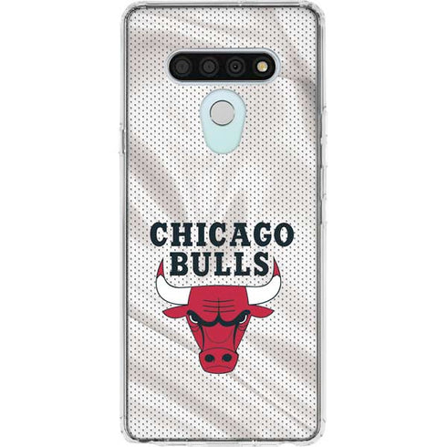 NBA Chicago Bulls Away Jersey LG Stylo 6 Clear Case