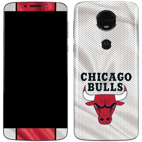 NBA Chicago Bulls Away Jersey Moto E5 Plus Skin