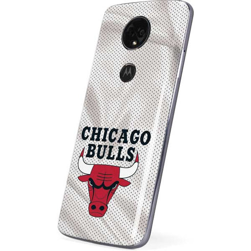NBA Chicago Bulls Away Jersey Moto E5 Plus Skin