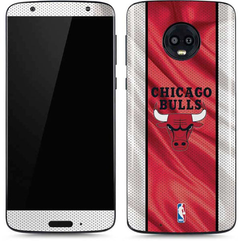 NBA Chicago Bulls Away Jersey Moto G6 Skin