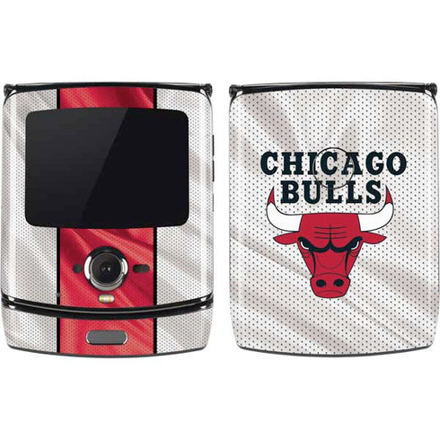 NBA Chicago Bulls Away Jersey Motorola RAZR Skin