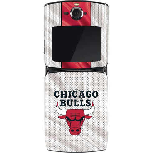 NBA Chicago Bulls Away Jersey Motorola RAZR Skin