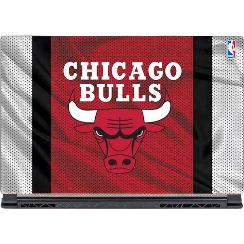 NBA Chicago Bulls Away Jersey MSI GS65 Stealth Laptop Skin