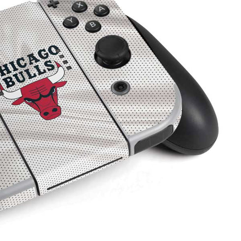 NBA Chicago Bulls Away Jersey Nintendo Switch OLED (2021) Skin