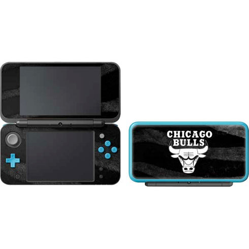 NBA Chicago Bulls Black Animal Print Nintendo 2DS XL (2017) Skin