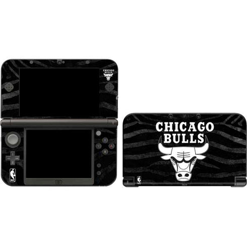 NBA Chicago Bulls Black Animal Print 3DS XL 2015 Skin