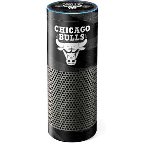 NBA Chicago Bulls Black Animal Print Amazon Echo Skin