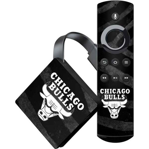 NBA Chicago Bulls Black Animal Print Amazon Fire TV Skin