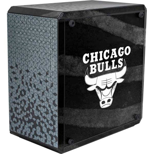 NBA Chicago Bulls Black Animal Print Cooler Master MasterBox Q300L Mini Tower Skin