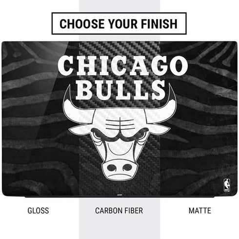 NBA Chicago Bulls Black Animal Print Dell Vostro Skin