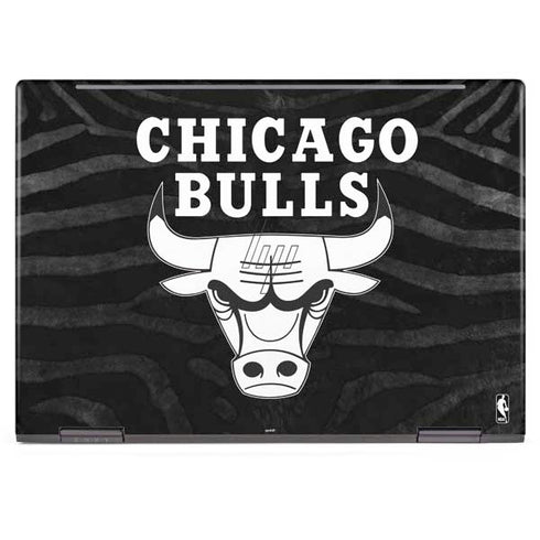 NBA Chicago Bulls Black Animal Print HP Envy Skin