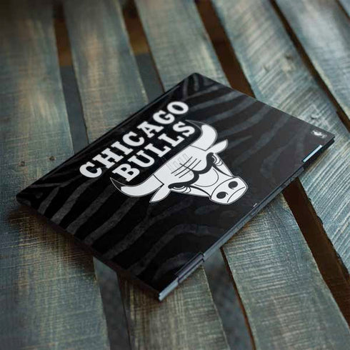 NBA Chicago Bulls Black Animal Print HP Envy Skin