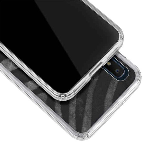 NBA Chicago Bulls Black Animal Print Galaxy A10e Clear Case