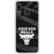 NBA Chicago Bulls Black Animal Print Galaxy A20 Clear Case