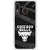 NBA Chicago Bulls Black Animal Print Galaxy A20 Clear Case