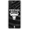 NBA Chicago Bulls Black Animal Print Galaxy A21 Clear Case