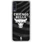 NBA Chicago Bulls Black Animal Print Galaxy A50 Clear Case