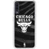 NBA Chicago Bulls Black Animal Print Galaxy A50 Clear Case