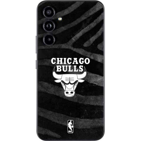NBA Chicago Bulls Black Animal Print Galaxy A54 5G Skin