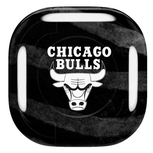 NBA Chicago Bulls Black Animal Print Galaxy Buds Pro Skin
