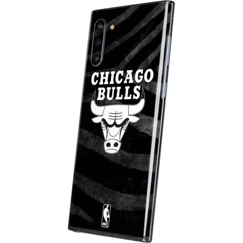 NBA Chicago Bulls Black Animal Print Galaxy Note 10 Skin