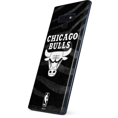 NBA Chicago Bulls Black Animal Print Galaxy Note 9 Skin