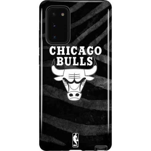 NBA Chicago Bulls Black Animal Print Galaxy Note20 5G Pro Case