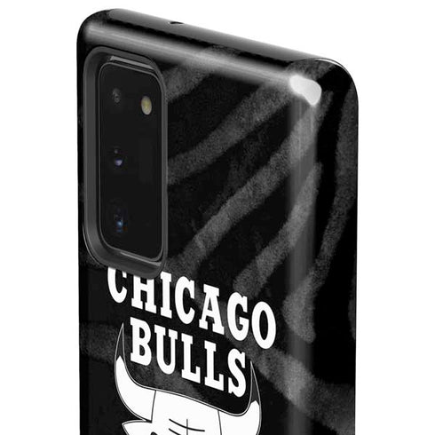 NBA Chicago Bulls Black Animal Print Galaxy Note20 5G Pro Case