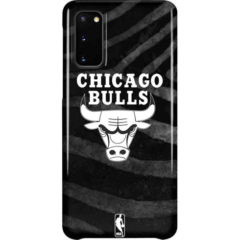 NBA Chicago Bulls Black Animal Print Galaxy S20 Lite Case