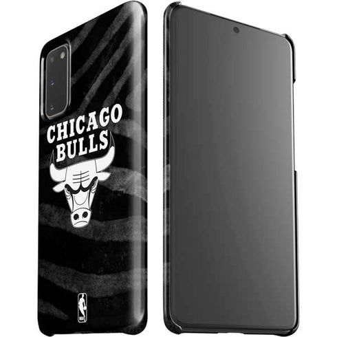 NBA Chicago Bulls Black Animal Print Galaxy S20 Lite Case