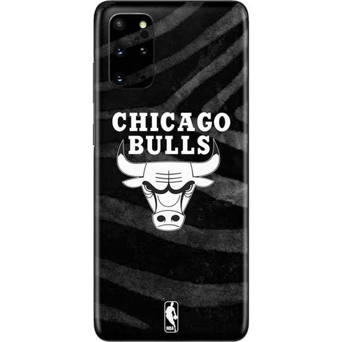 NBA Chicago Bulls Black Animal Print Galaxy S20 Plus Skin