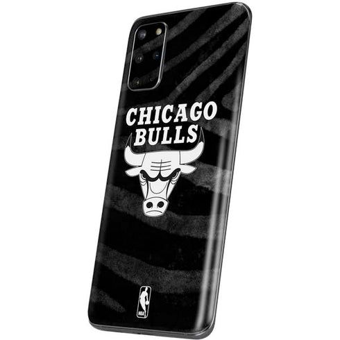 NBA Chicago Bulls Black Animal Print Galaxy S20 Plus Skin