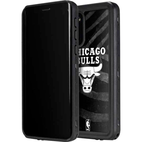 NBA Chicago Bulls Black Animal Print Galaxy S20 Plus Waterproof Case
