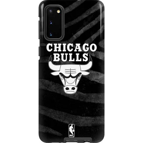 NBA Chicago Bulls Black Animal Print Galaxy S20 Pro Case