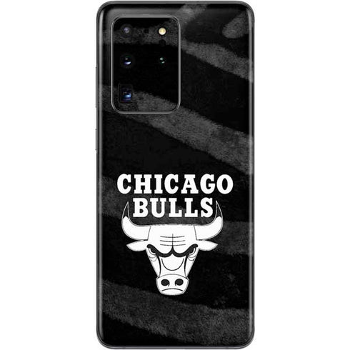 NBA Chicago Bulls Black Animal Print Galaxy S20 Ultra 5G Skin