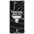 NBA Chicago Bulls Black Animal Print Galaxy S21 FE Clear Case