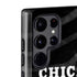 NBA Chicago Bulls Black Animal Print Galaxy S22 Ultra Pro Case