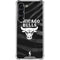 NBA Chicago Bulls Black Animal Print Galaxy S23 Clear Case