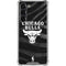 NBA Chicago Bulls Black Animal Print Galaxy S23 Plus Clear Case