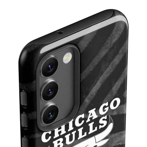 NBA Chicago Bulls Black Animal Print Galaxy S23 Plus Pro Case