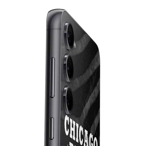 NBA Chicago Bulls Black Animal Print Galaxy S23 Skin