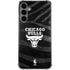 NBA Chicago Bulls Black Animal Print Galaxy S24 Plus Clear Case
