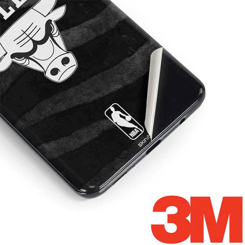 NBA Chicago Bulls Black Animal Print Galaxy S9 Skin