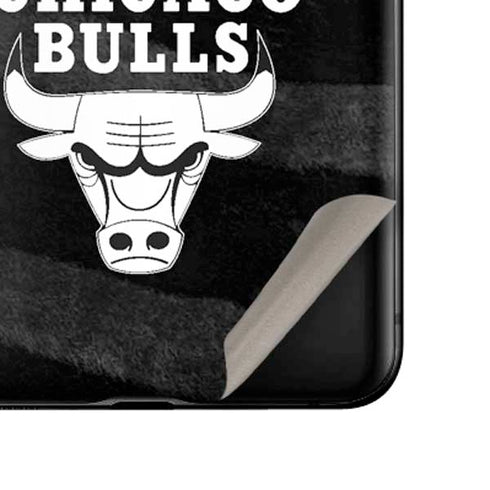 NBA Chicago Bulls Black Animal Print Galaxy Z Flip Skin