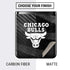 NBA Chicago Bulls Black Animal Print Galaxy Z Flip Skin